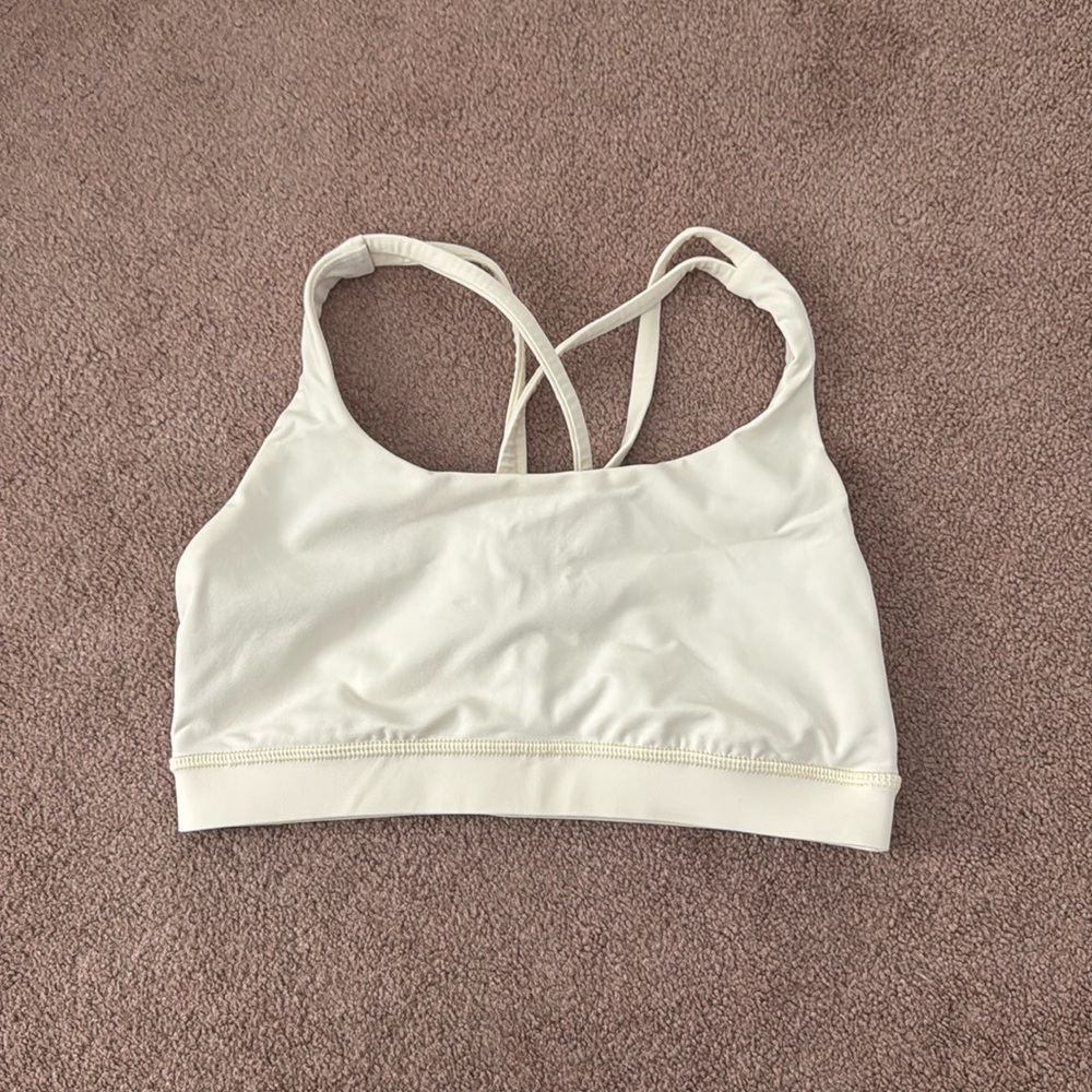 Lululemon Energy Bra Light Yellow